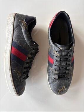 GUCCI Ace GG Supreme Tigers Sneakers